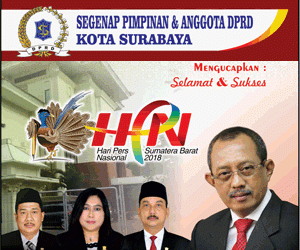 DPRD Surabaya Mengucapkan Selamat Hari Pers Nasional 2018