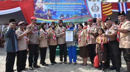 Dive Kartini 2018, Pramuka Saka Bahari Ciptakan Rekor Muri Perempuan Penyelam Terbanyak