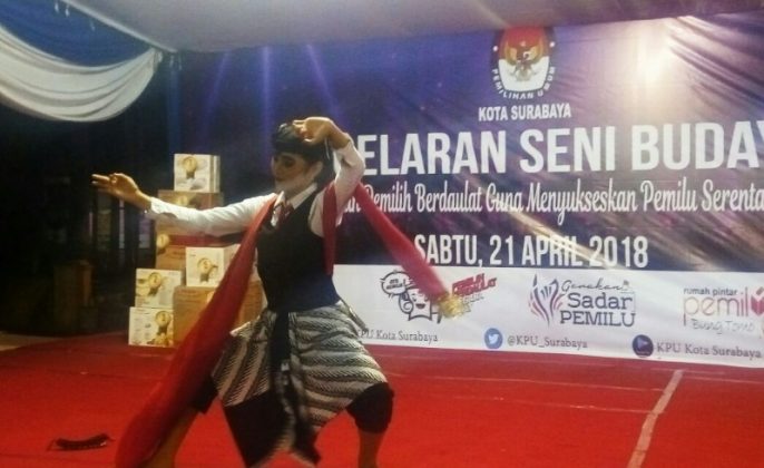 Melalui Ludruk KPU Surabaya Sosialisasikan Tahun Politik