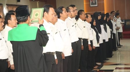 Usai Disumpah, 70 ASN Diminta Segera Susun Program Kerja