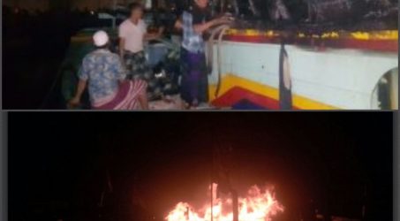 Tengah Sandar, Kapal Motor Dilahap Si Jago Merah di Pelabuhan Tanjung Tembaga Probolinggo