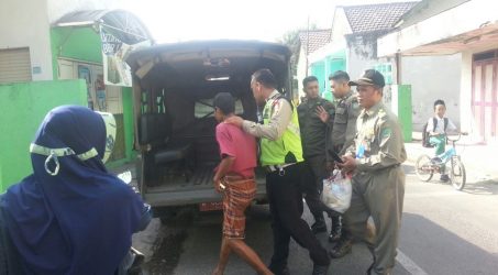 Polsek Buduran Sidoarjo Amankan Pria Tanpa Identitas