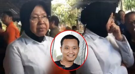 Tetes Air Mata Wali Kota Risma untuk Korban Bom Bunuh Diri