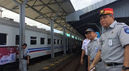 Arus balik, Jasa Raharja Berangkatkan 600 Pemudik Gunakan KA