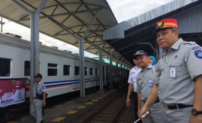 Arus balik, Jasa Raharja Berangkatkan 600 Pemudik Gunakan KA