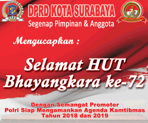 DPRD Surabaya Mengucapkan Selamat HUT Bhayangkara ke-72