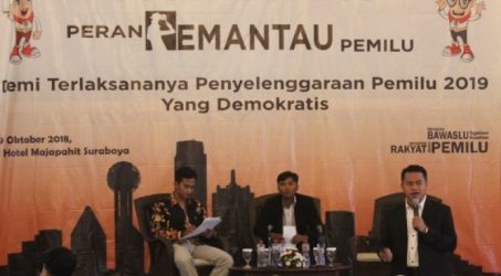 Bawaslu Jatim Mulai Buka Pendaftaran Pemantau Pemilu 2019
