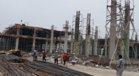 Progres Pembangunan Struktur Lapangan Tembak di Kedung Cowek Tuntas Akhir Tahun 2018