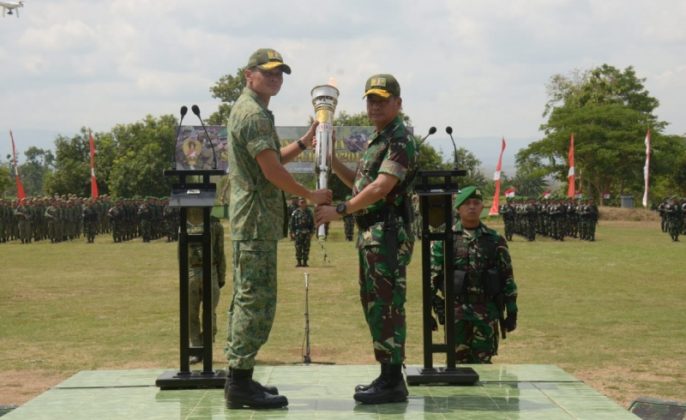 TNI AD dan SAF Singapura Latihan Bersama di Situbondo