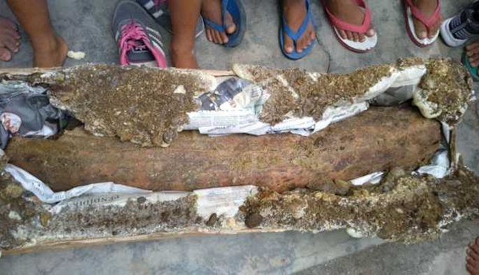 Warga Ngawi Temukan Gading Gajah Purba 120 sentimeter
