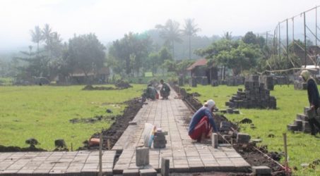 Satgas TMMD Ke 104 Kodim 0824/Jember Bangun RTH untuk Masyarakat