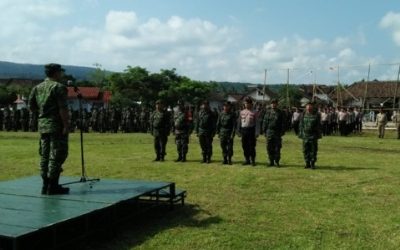 Dandim Jember Pimpin Apel Gladi Penutupan TMMD