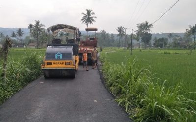 Jalan Dusun Paleran Sudah Tahap Finishing