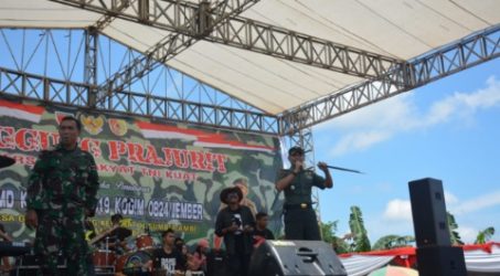 Penutupan TMMD di Jember juga Dimeriahkan dengan Bazar dan Pelayanan Kesehatan