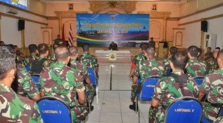 Resmi Ditutup, Latihan Penyiapan Pengamanan Pemilu 2019 Lantamal V berjalan Sukses