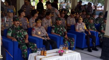 Hadiri Apel Kesiapsiagaan bersama Kapolri, Panglima TNI Tegaskan Jaga Netralitas