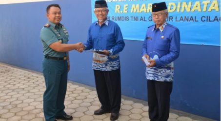 Bentuk kepedulian, PPAL dan Danlanal Cilacap beri tali asih pengurus Purnawirawan