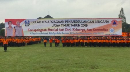 Mitigasi, Jatim Gelar Apel Kesiapsiagaan Penanggulangan Bencana