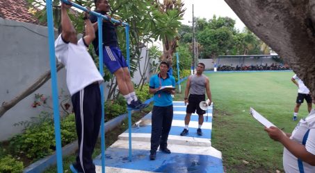 Uji ketahanan fisik, Prajurit Lanal Banyuwangi Laksanakan Kesamaptaan Jasmani