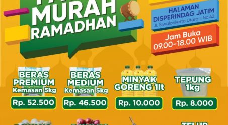 Disperindag Jatim Gelar Pasar Murah Ramadan