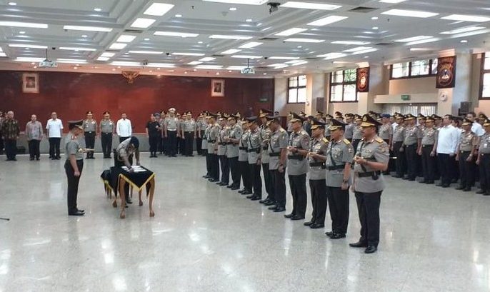 Kapolri Pimpin Sertijab Irwasum, Kabaharkam dan Kabaintelkam Baru