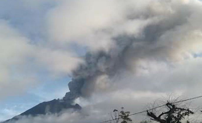 BPBD: Erupsi Gunung Sinabung sudah aman