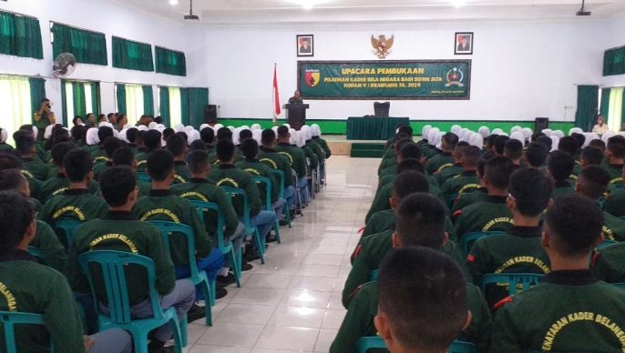 Ratusan Pelajar SMA Ikuti Penataran Kader Bela Negara