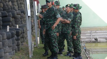 Prajurit Korem 084/BJ Ikuti UjiTes Menembak