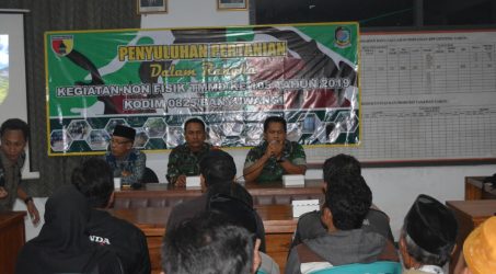 Bersama Balai Penyuluhan Pertanian, TNI AD beri Peyuluhan Pertanian dan Holtikultura