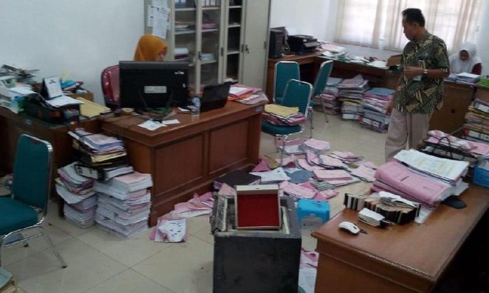 Kawanan Perampok Satroni Kantor Dinas Pendidikan dan Kebudayaan Pemkab Boyolali
