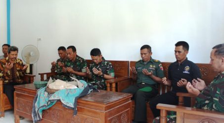 Doa Bersama untuk kesuksesan TMMD 105 Bojonegoro