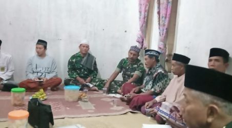 Warga dan Satgas TMMD Do’a Bersama Demi Kelancaran Kegiatan