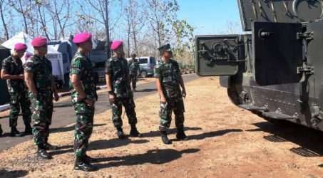 Jelang Latihan Puncak,  Dankormar Periksa Kesiapan Puslatpurmar 5 Baluran