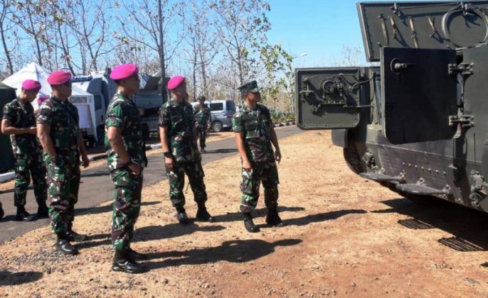 Jelang Latihan Puncak,  Dankormar Periksa Kesiapan Puslatpurmar 5 Baluran