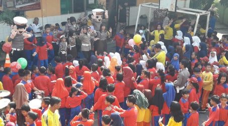 Begini cara ajarkan berlalu lintas aman sejak dini ala SDN Kendangsari 1 Surabaya