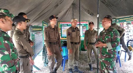 Bersama jaga keamanan, TMMD di Banyuwangi bersinergi dengan Satpol PP
