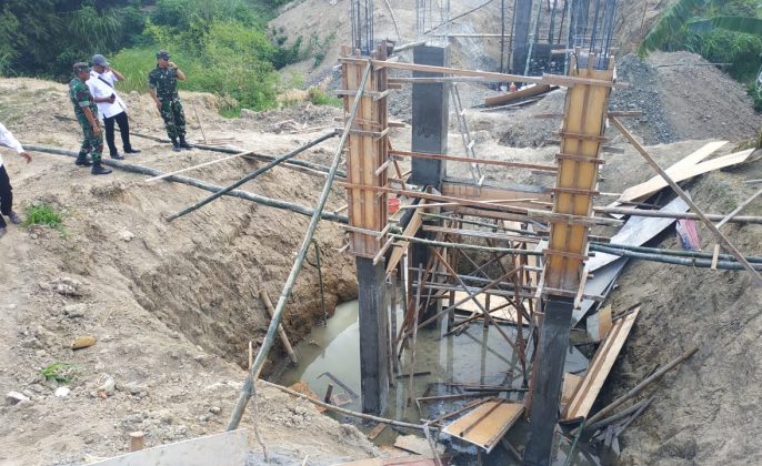 Dandim Bojonegoro Tinjau Lokasi TMMD 105 di Desa Tondomulo