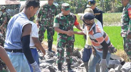 Kiprah Dansatgas TMMD Saat Di Lokasi Kegiatan