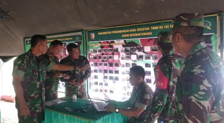 Posko TMMD 105 Kodim 0825 Banyuwangi Selalu Hadirkan Suasana Informatif
