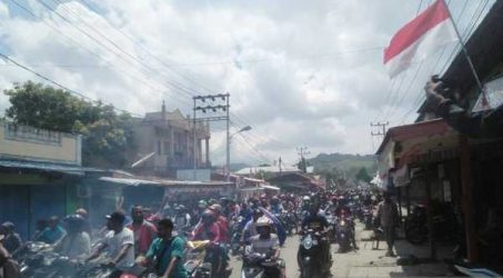 Kantor Majelis Rakyat Papua Dibakar Massa Demonstran