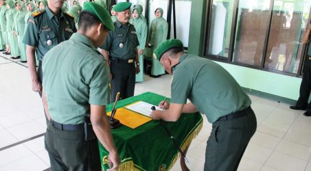 Rotasi Jabatan Perwira Kodim Bojonegoro