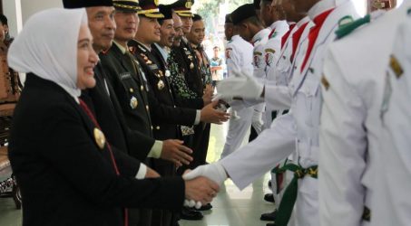 Dandim 0813 Hadiri Pengukuhan Anggota Paskibraka Kabupaten Bojonegoro
