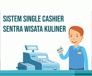 Sentra Wisata Kuliner Mulai Terapkan Sistem Pembayaran Single Cashier