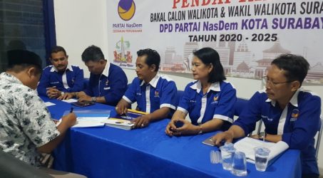 DPD Nasdem Surabaya Buka Pendaftaran Bacawali dan Bacawawali