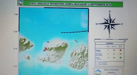 Gempa 7 Kali dirasakan di Mataram