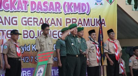 Dandim Bojonegoro Buka KMD Gugus Depan Ponpes Al Rosyid