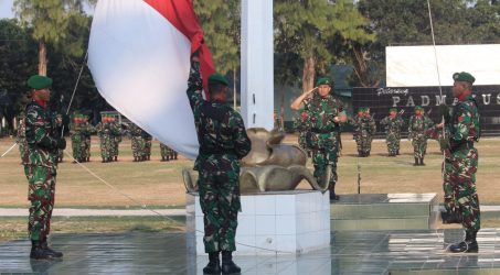 Tumbuhkan nilai kebangsaan dan kebhinekaan degan Upacara Rutin