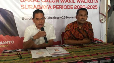 DPC Gerindra Surabaya Mulai Buka Penjaringan Cawali dan Cawawali