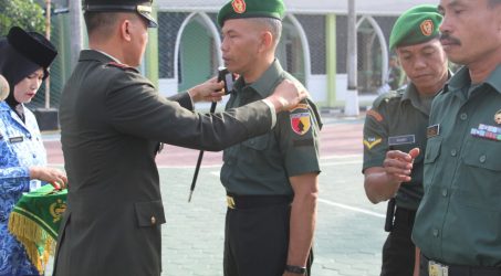 Sebanyak 54 Personel Kodim Bojonegoro Naik Pangkat