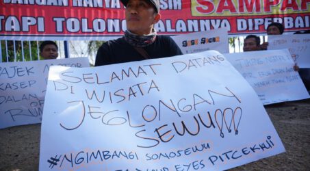 Di blokade Warga, 90 Ton Sampah ke TPA Tulungagung Tertahan